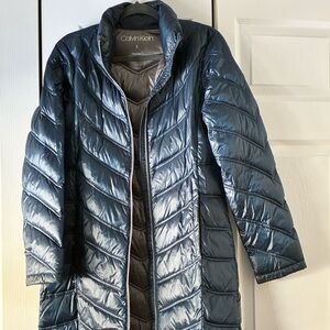 Calvin Klein Navy Puffer Jacket